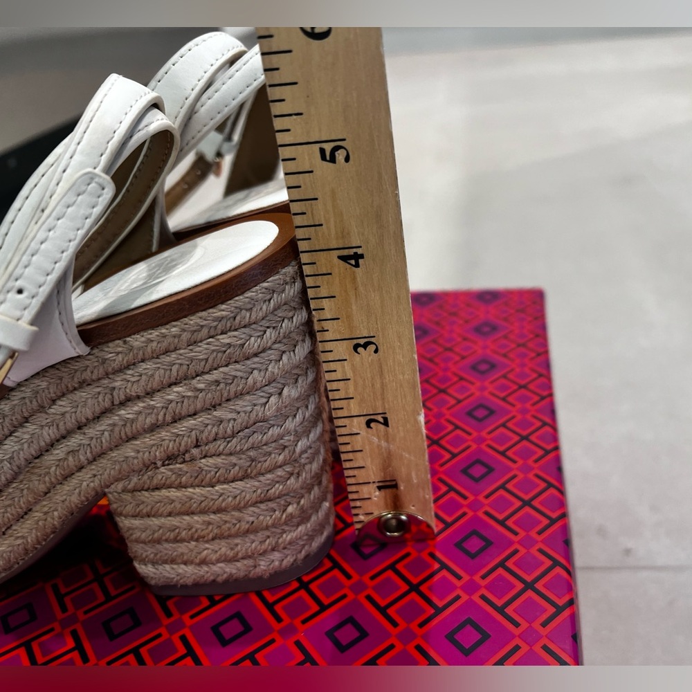 Tory Burch Cream Espadrilles with Intricate Cutouts - Picture 6 of 8
